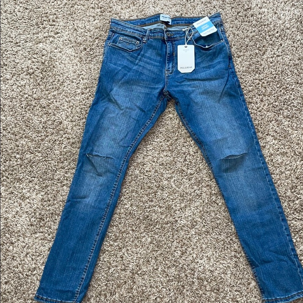 Jeans with Ripped Knees